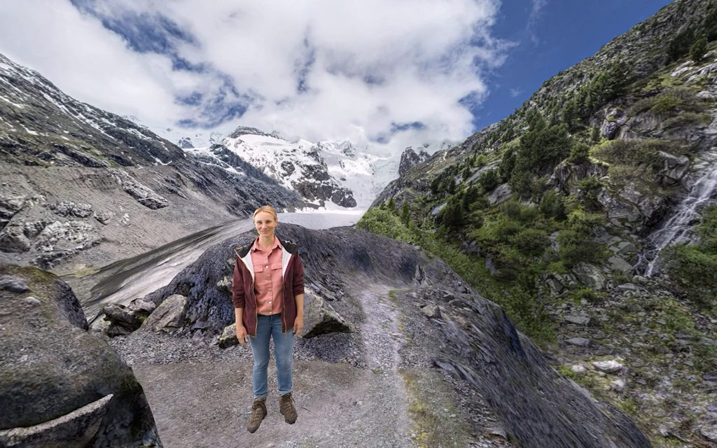Virtual Reality Glacier Experience