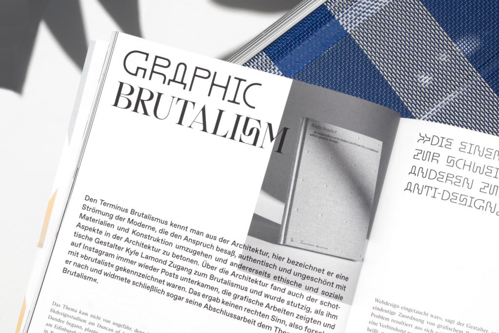 Grafikmagazin 04.21 Schwerpunkt Typografie Innenseite