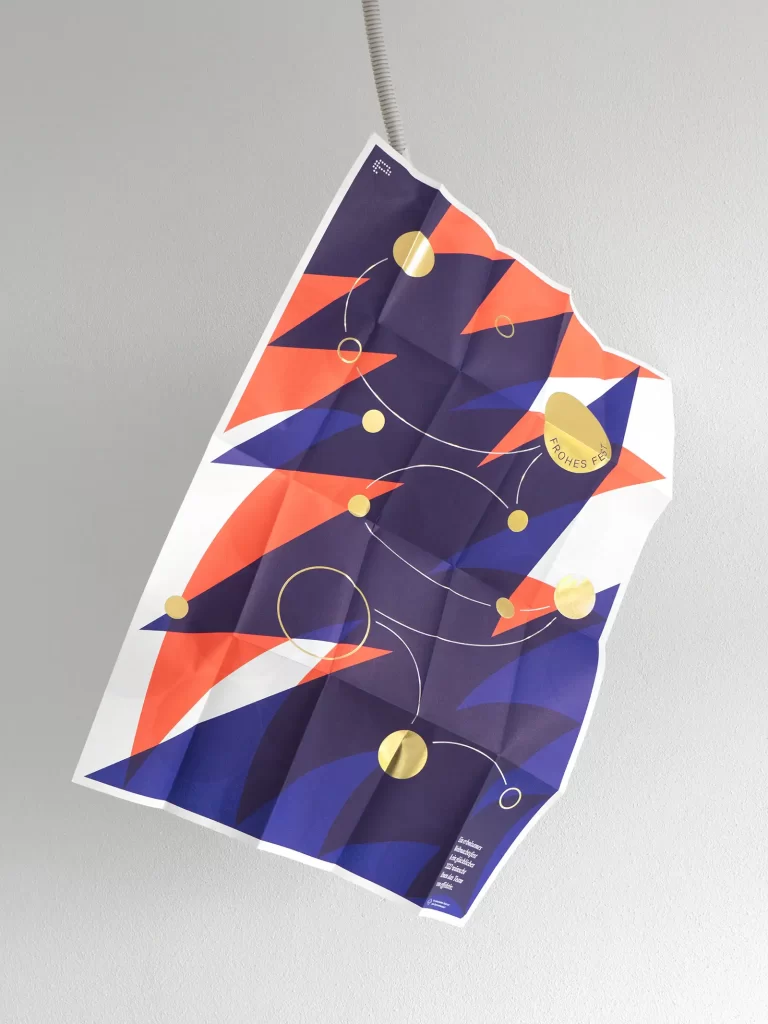 Designkarten zu Weihnachten und Neujahr Grafikmagazin