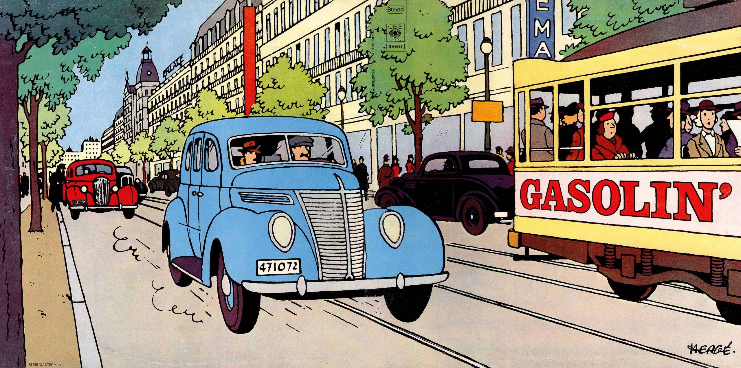 Vinyl! Die Comic-Cover Hergé Gasolin