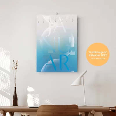 Desigkalender Grafikmagazin 2023 Januar