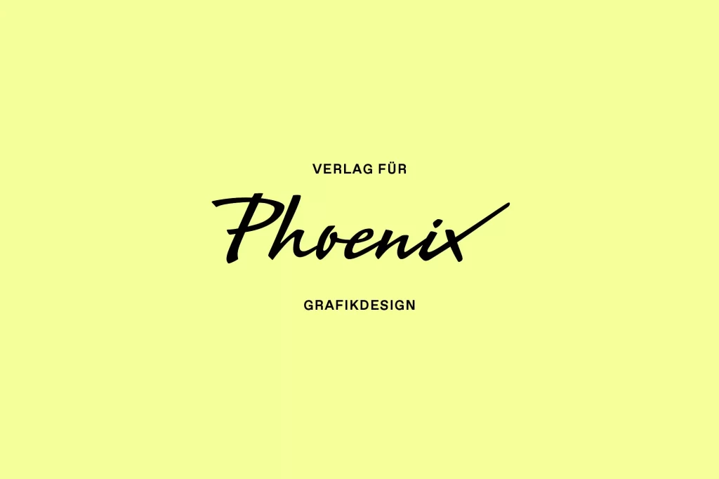 Phoenix Verlag für Grafikdesign CI Logo