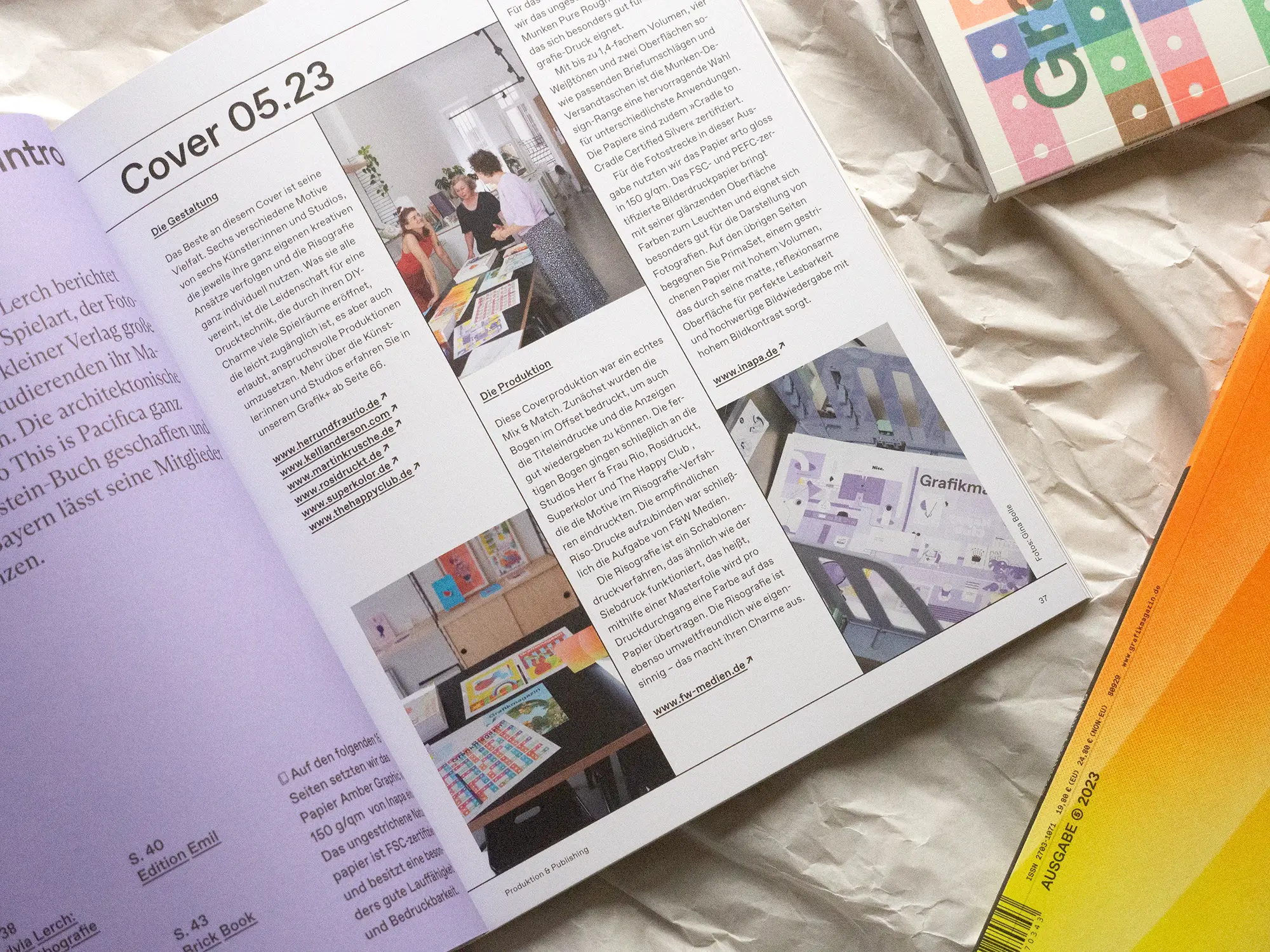 Grafikmagazin Ausgabe 05.23 mit Schwerpunkt Creative Printing