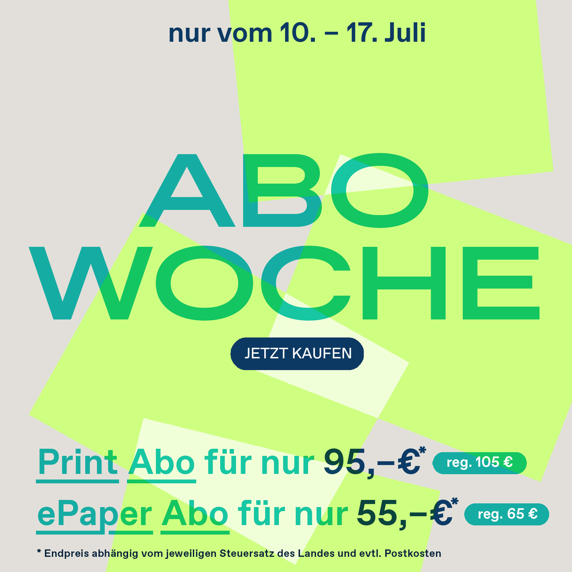 grafikmagazin subscription week