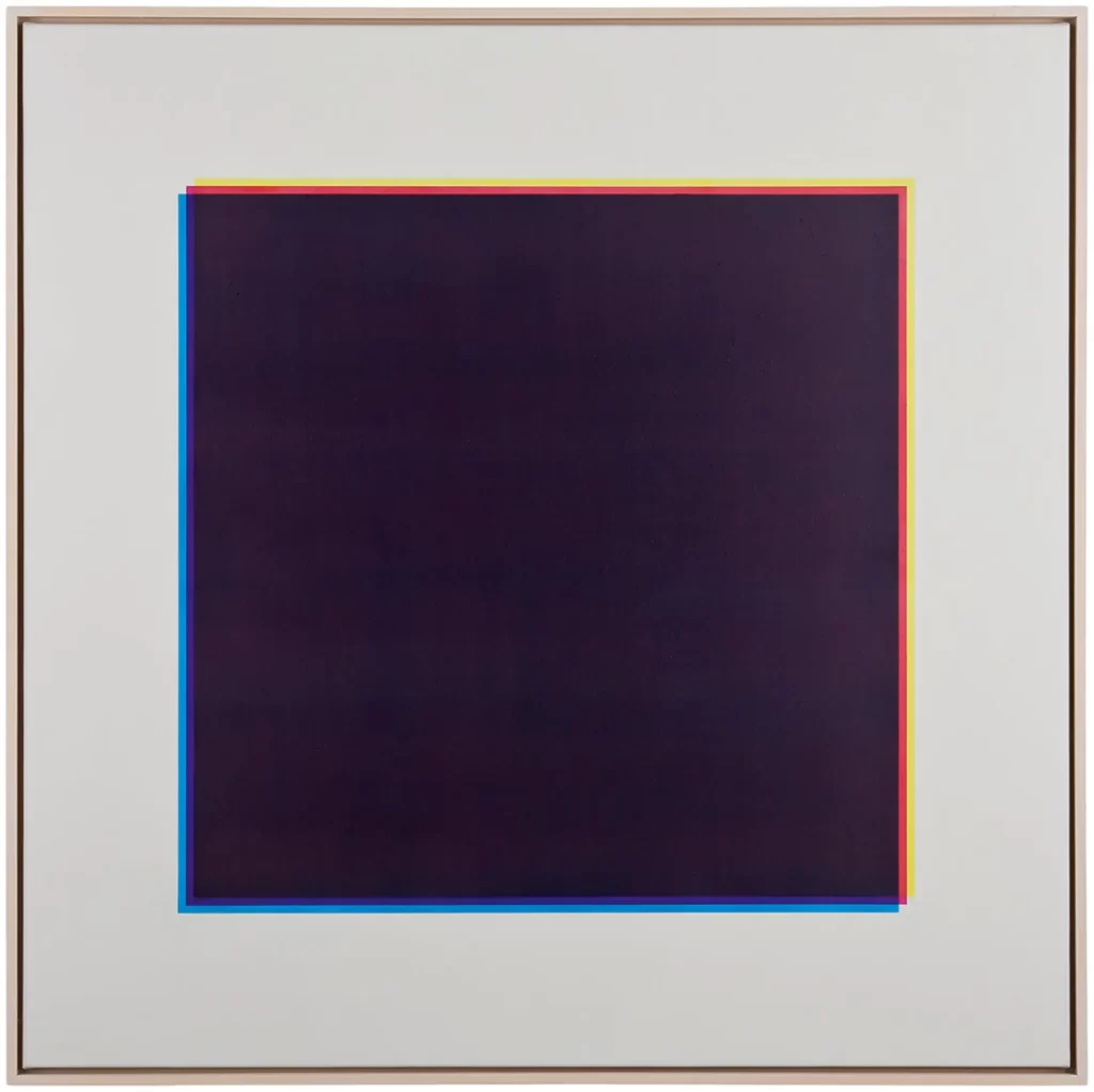 Helmut Schmidt Rhen 2004 Gelbesrotesblauesquadrat