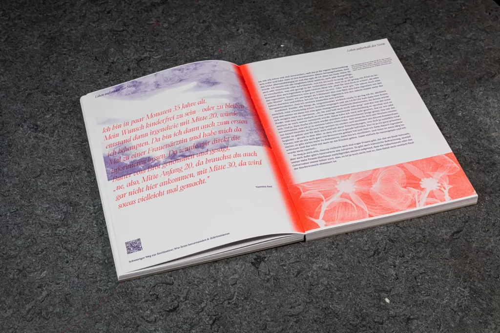 Grafikmagazin Freiheit Studierendenarbeit von der Technischen Hochschule Nürnberg