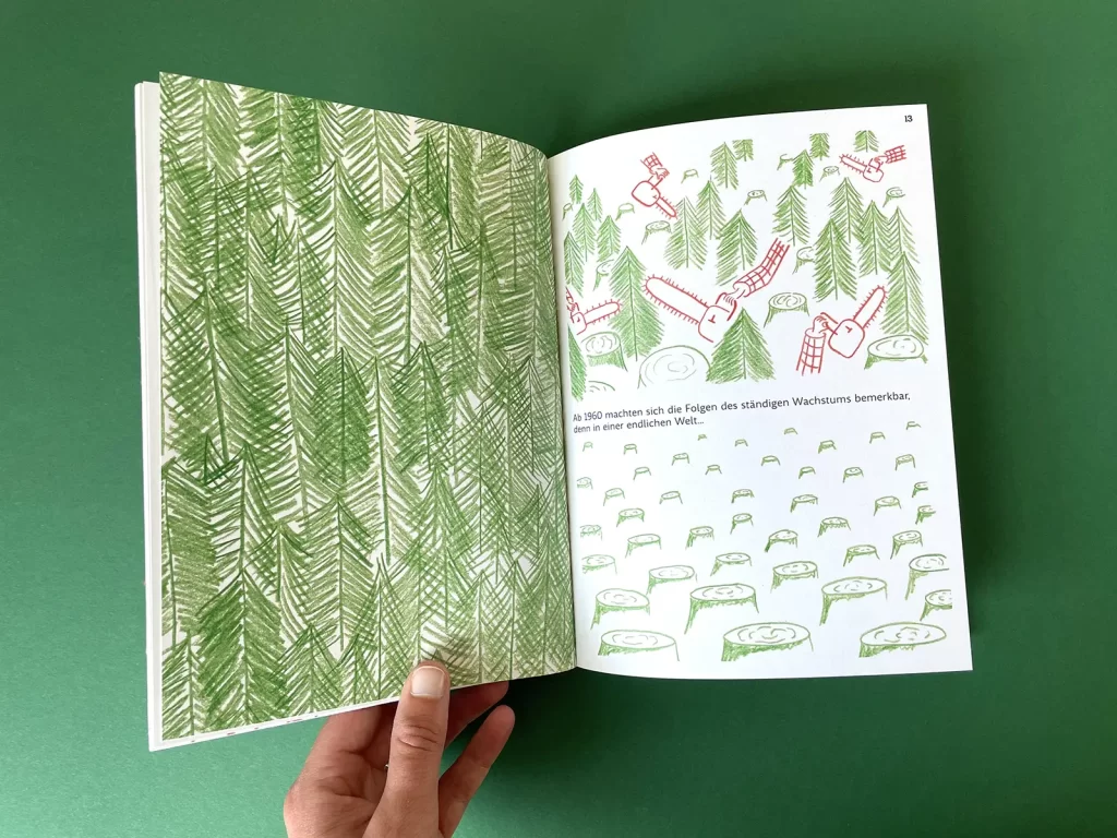 Grafikmagazin: Die Kurve kriegen. Bachelor von Meike Althaus. Buch mit Illustrationen