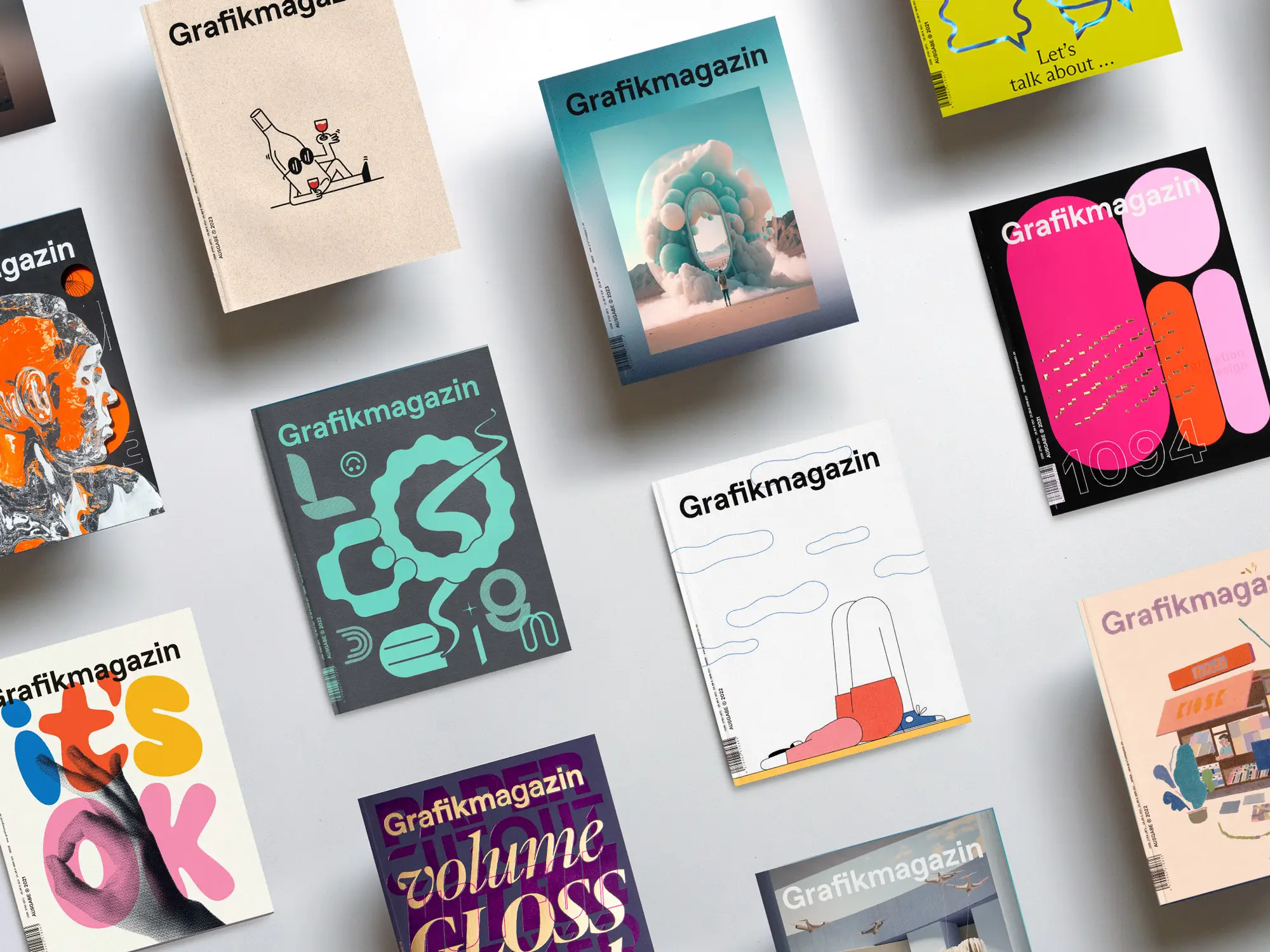 grafikmagazin all issues overview